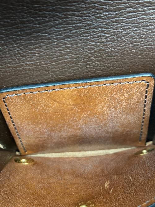 WILDSWANS（ワイルドスワンズ）WILDSWANS (ワイルドスワンズ) 2つ折り財布/コンパクトウォレット/KF-003/FGB・フルグレインブライド ブラウン(DS)の古着・服飾アイテム