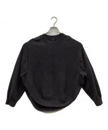 LOEFF（ロエフ）の古着「ラウンドヘムニット」｜ブラウン