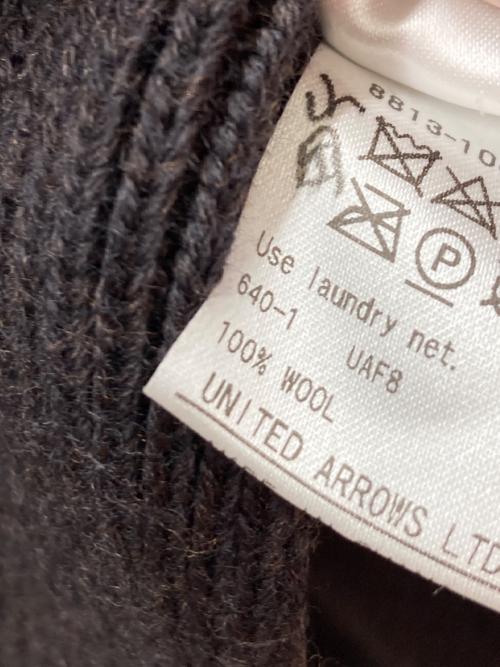 LOEFF（ロエフ）LOEFF (ロエフ) ラウンドヘムニット ブラウン サイズ:-の古着・服飾アイテム