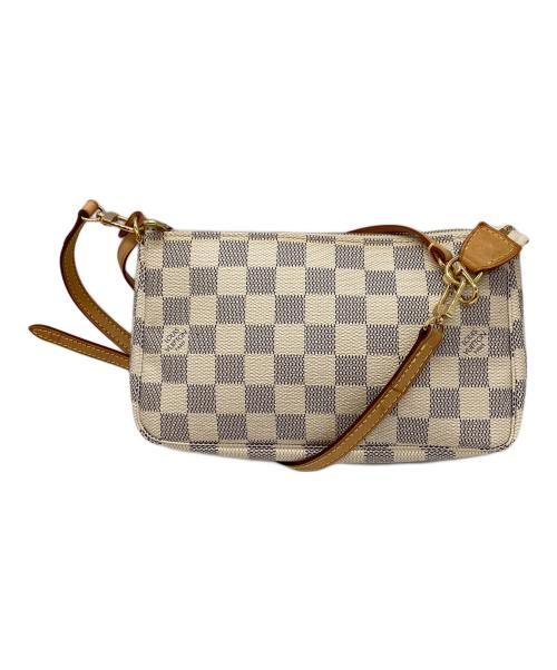 LOUIS VUITTON（ルイ ヴィトン）LOUIS VUITTON (ルイ ヴィトン) ダミエ・アズール/ポシェット・アクセソワール/ショルダーバッグ/N51986/ロングストラップ付き アイボリーの古着・服飾アイテム
