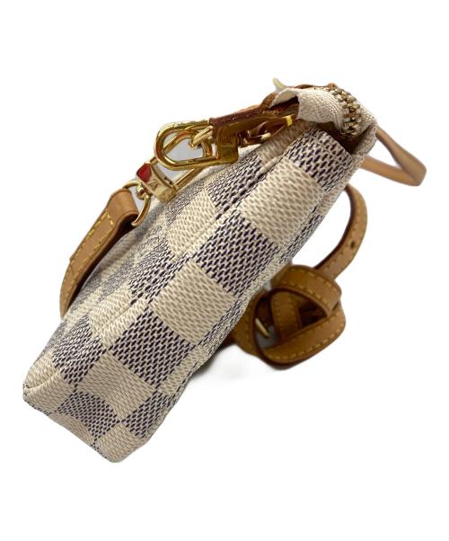 LOUIS VUITTON（ルイ ヴィトン）LOUIS VUITTON (ルイ ヴィトン) ダミエ・アズール/ポシェット・アクセソワール/ショルダーバッグ/N51986/ロングストラップ付き アイボリーの古着・服飾アイテム