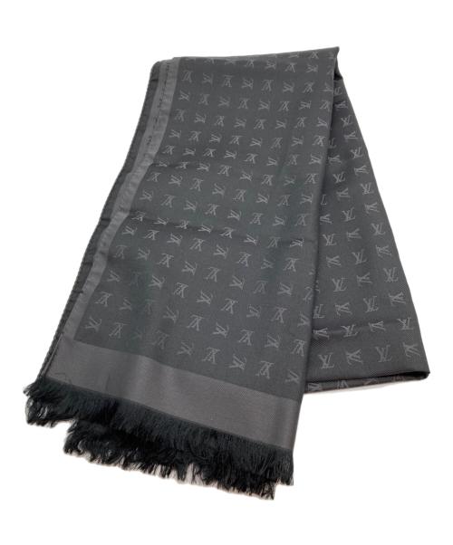 LOUIS VUITTON（ルイ ヴィトン）LOUIS VUITTON (ルイ ヴィトン) シルクスカーフ/モノグラムスカーフ/シルクスカーフ/402330 ブラックの古着・服飾アイテム