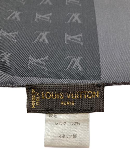 LOUIS VUITTON（ルイ ヴィトン）LOUIS VUITTON (ルイ ヴィトン) シルクスカーフ/モノグラムスカーフ/シルクスカーフ/402330 ブラックの古着・服飾アイテム