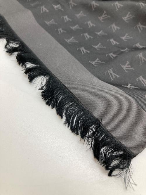 LOUIS VUITTON（ルイ ヴィトン）LOUIS VUITTON (ルイ ヴィトン) シルクスカーフ/モノグラムスカーフ/シルクスカーフ/402330 ブラックの古着・服飾アイテム