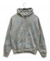 Unknown（アンノーン）の古着「ライトストーンジップパーカー/ジップパーカー/パーカーー/クロスストーン/十字架」｜グレー