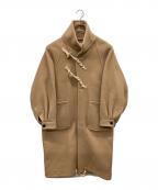 HYKEハイク）の古着「ダブルフェイスダッフルコート」｜キャメル