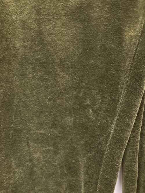 SUPREME（シュプリーム）Supreme (シュプリーム) 22AW studded Velour Track Pant グリーン サイズ:Lの古着・服飾アイテム