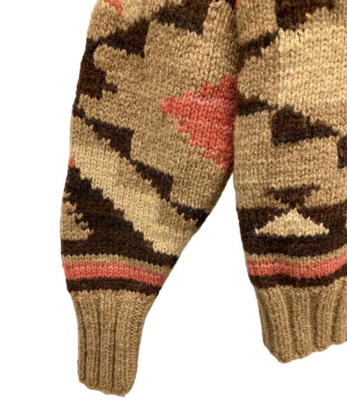 POLO COUNTRY（ポロカントリー）POLO COUNTRY (ポロカントリー) カウチンニット/Hand knit ベージュ サイズ:Lの古着・服飾アイテム