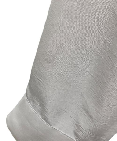 WORK SHOP（ワークショップ）WORK SHOP (ワークショップ) 80s・90s/オープンカラーシャツ/YOHJI YAMAMOTO/ヨウジヤマモト/ポリエステルオープンカラーシャツシャツ グレー サイズ:-の古着・服飾アイテム