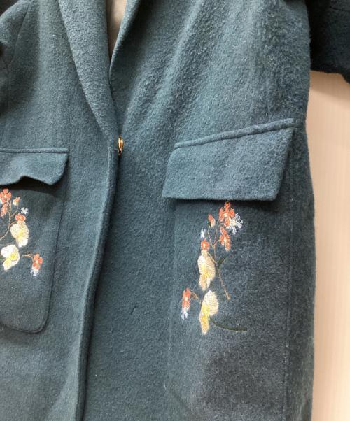 furfur（ファーファー）FURFUR (ファーファー) エンブロコート グリーン サイズ:FREEの古着・服飾アイテム