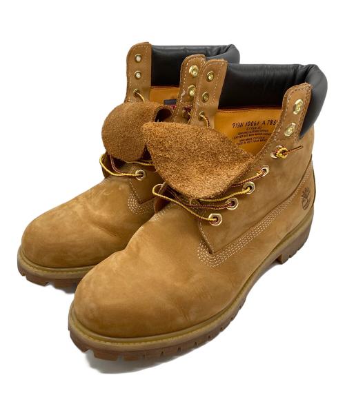 Timberland（ティンバーランド）Timberland (ティンバーランド) 6inch PREMIUM BOOT/6インチ プレミアム ウォータープルーフブーツ/7ホールイエローブーツ/ブーツ キャメル サイズ:27.5の古着・服飾アイテム