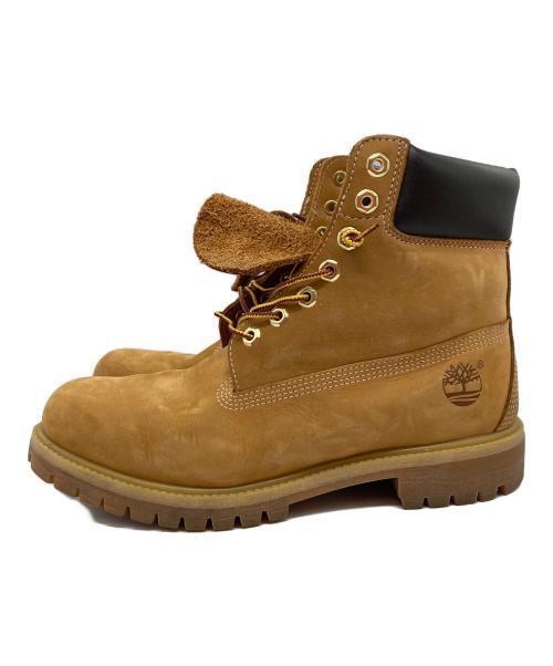 Timberland（ティンバーランド）Timberland (ティンバーランド) 6inch PREMIUM BOOT/6インチ プレミアム ウォータープルーフブーツ/7ホールイエローブーツ/ブーツ キャメル サイズ:27.5の古着・服飾アイテム