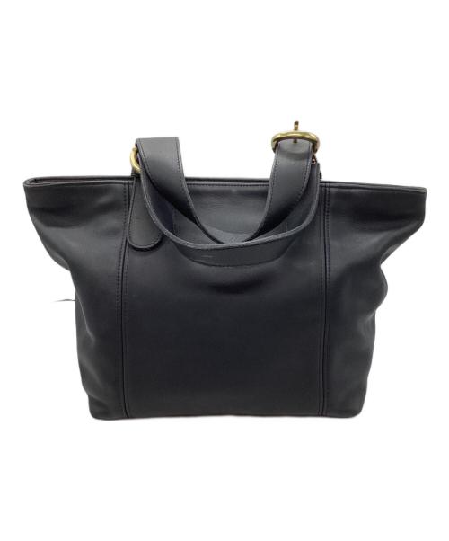 OLD COACH（オールドコーチ）OLD COACH (オールドコーチ) OLD COACH/レザーハンドバッグ/4133 ネイビーの古着・服飾アイテム