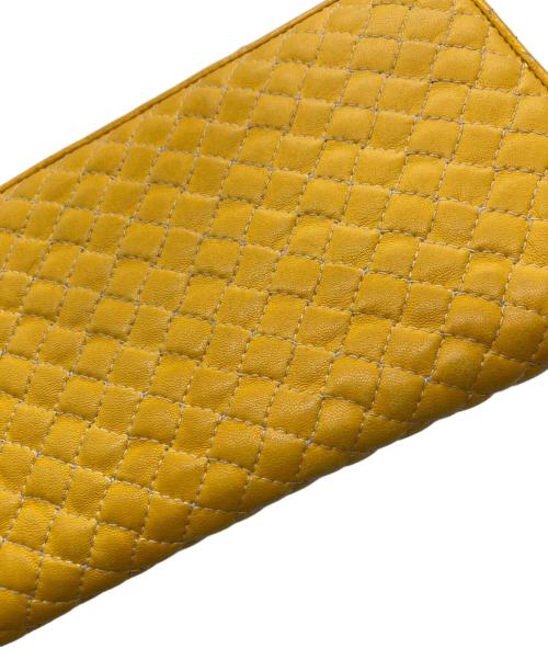 BOTTEGA VENETA（ボッテガベネタ）BOTTEGA VENETA (ボッテガベネタ) キルティングラウンドファスナーウォレット/キルティング 長財布/財布/長財布/キルティング/キルティング財布の古着・服飾アイテム