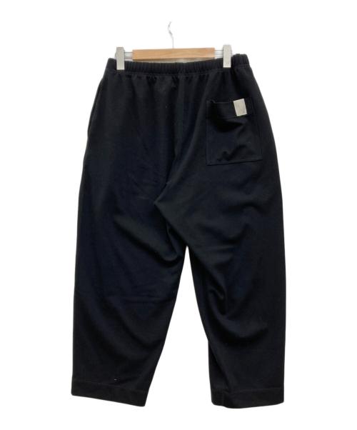N.HOOLYWOOD（エヌ ハリウッド）N.HOOLYWOOD (エヌ ハリウッド) EASY PANTS/イージーパンツ/ワイドスウェットパンツ ブラック サイズ:40の古着・服飾アイテム