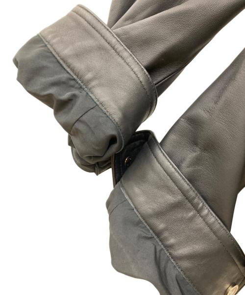 EMMETI（エンメティ）EMMETI (エンメティ) JURIユリ シングルライダースジャケット/レザージャケット ブラック サイズ:50の古着・服飾アイテム