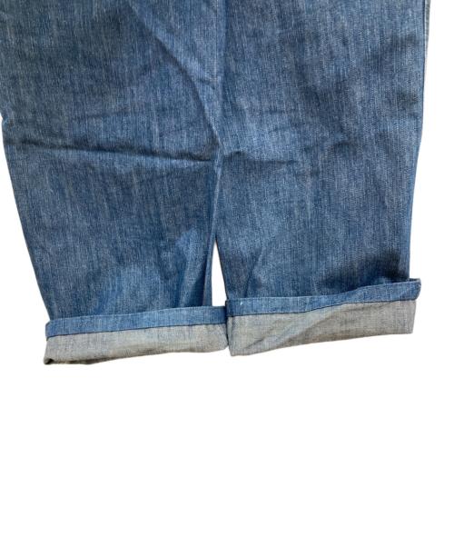 RALPH LAUREN RUGBY（ラルフローレンラグビー）RALPH LAUREN RUGBY (ラルフローレンラグビー) パッチワークベイカーデニムパンツ/パッチワーク/デニムパンツ/ベイカーパンツ/ダメージデニム ブルー サイズ:ｗ３２の古着・服飾アイテム