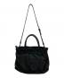 PRADA (プラダ) リボンギャザー2WAYバッグ/ハンドバッグ//2WAYバッグ/ギャランティーカード付/2WAYバッグ/BN1631 ブラック：56000円