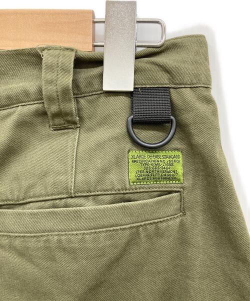 X-LARGE（エクストララージ）X-LARGE (エクストララージ) 23AW MULTI POCKET MILITARY PANTS/カーゴパンツ/ミリタリーパンツ/パンツワイドﾊﾟﾝﾂ/101233031011 オリーブ サイズ:32の古着・服飾アイテム