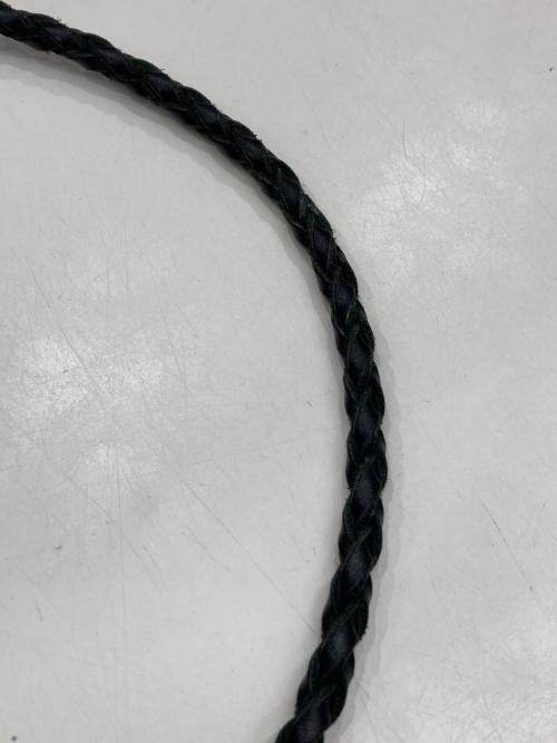 J&M DAVIDSON（ジェイ＆エム デヴィッドソン）J&M DAVIDSON (ジェイ＆エム デヴィッドソン) バイカラーフリンジ巾着ワンショルダーバッグ/バイカラーバッグ/バッグ/ショルダーバッグ/巾着バッグ ホワイト×ブラックの古着・服飾アイテム