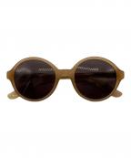 BLANCブラン）の古着「BLANC.. B0004 サングラス/サングラス/ラウンド型フレーム」｜ベージュ