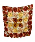 GUCCIグッチ）の古着「花柄シルクスカーフ/ｼﾙｸスカーフ」