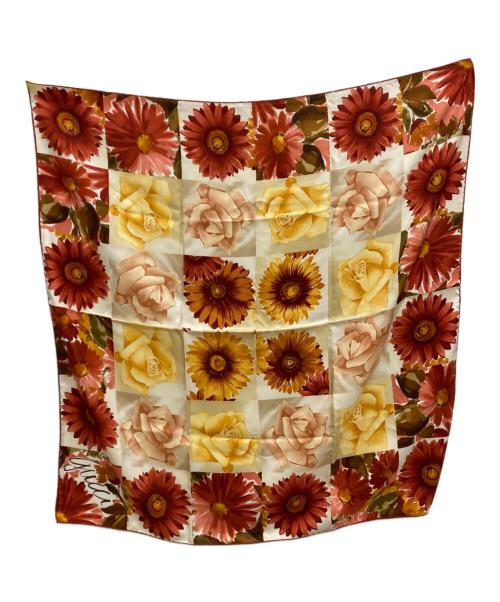 GUCCI（グッチ）GUCCI (グッチ) 花柄シルクスカーフ/ｼﾙｸスカーフの古着・服飾アイテム