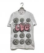 COMME des GARCONS SHIRT×KAWSコムデギャルソンシャツ×カウズ）の古着「COMME des GARCONS×KAWS コラボ/グラフィックTシャツ/FH-T003」｜ホワイト