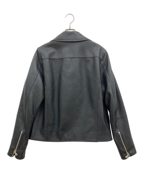 TOMORROW LAND（トゥモローランド）TOMORROW LAND (トゥモローランド) DENIM (デニム) ライダースジャケット ブラック サイズ:48の古着・服飾アイテム