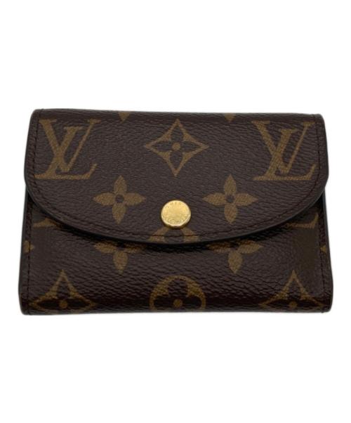 LOUIS VUITTON（ルイ ヴィトン）LOUIS VUITTON (ルイ ヴィトン) ポルトモネ・ロザリ/モノグラム/カードケース/M41939/ｺｲﾝｹｰｽ ブラウン×ピンクの古着・服飾アイテム