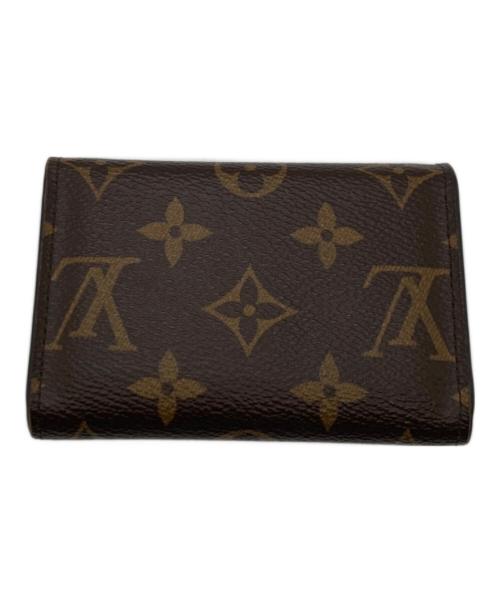 LOUIS VUITTON（ルイ ヴィトン）LOUIS VUITTON (ルイ ヴィトン) ポルトモネ・ロザリ/モノグラム/カードケース/M41939/ｺｲﾝｹｰｽ ブラウン×ピンクの古着・服飾アイテム