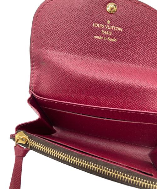 LOUIS VUITTON（ルイ ヴィトン）LOUIS VUITTON (ルイ ヴィトン) ポルトモネ・ロザリ/モノグラム/カードケース/M41939/ｺｲﾝｹｰｽ ブラウン×ピンクの古着・服飾アイテム