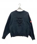C.E cavemptシーイー キャベンプト）の古着「フェードスウェット/刺繍スウェット」｜グレー