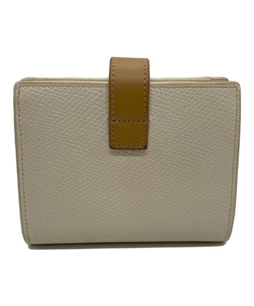 CELINE（セリーヌ）CELINE (セリーヌ) 2つ折り財布 スモールストラップ/F-9P-1261/二つ折り財布/財布 ベージュの古着・服飾アイテム