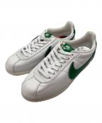 NIKE×STRANGER THINGSナイキ×ストレンジャーシングス）の古着「Classic Cortez/クラシックコルテッツ/FZ5102-299/スニーカー」｜ホワイト×グリーン