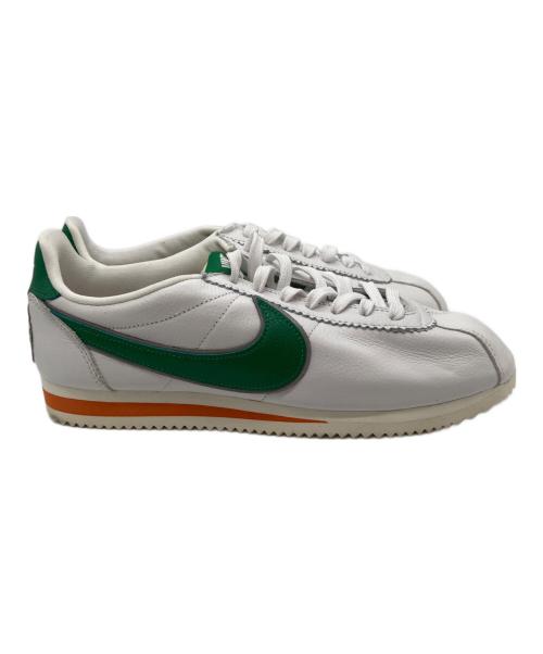 NIKE（ナイキ）NIKE (ナイキ) STRANGER THINGS (ストレンジャーシングス) Classic Cortez/クラシックコルテッツ/FZ5102-299/スニーカー ホワイト×グリーン サイズ:26.5cmの古着・服飾アイテム
