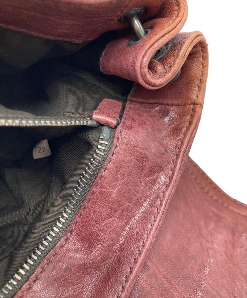 MIU MIU（ミュウミュウ）MIU MIU (ミュウミュウ) レザーハンドバッグ/アーカイブ/Y2K ブラウンの古着・服飾アイテム