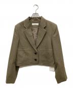 anukeアンヌーク）の古着「Heather Short Jacket/ヘザーショートジャケット」｜ブラウン