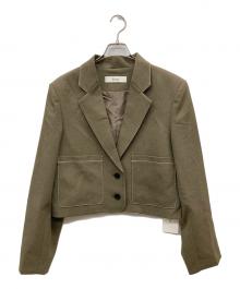 anuke（アンヌーク）の古着「Heather Short Jacket/ヘザーショートジャケット」｜ブラウン