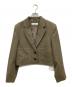 anuke（アンヌーク）の古着「Heather Short Jacket/ヘザーショートジャケット」｜ブラウン
