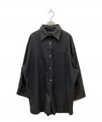 Sea Room lynnシールームリン）の古着「OXFORDシャツロンパース」｜ブラック