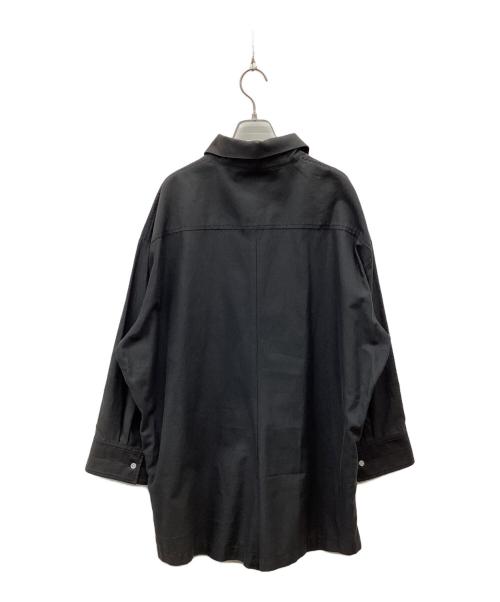 Sea Room lynn（シールームリン）Sea Room Lynn (シールームリン) OXFORDシャツロンパース ブラック サイズ:Mの古着・服飾アイテム