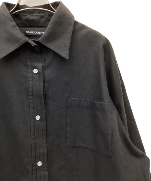 Sea Room lynn（シールームリン）Sea Room Lynn (シールームリン) OXFORDシャツロンパース ブラック サイズ:Mの古着・服飾アイテム