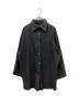 Sea Room Lynn（シールームリン）の古着「OXFORDシャツロンパース」｜ブラック