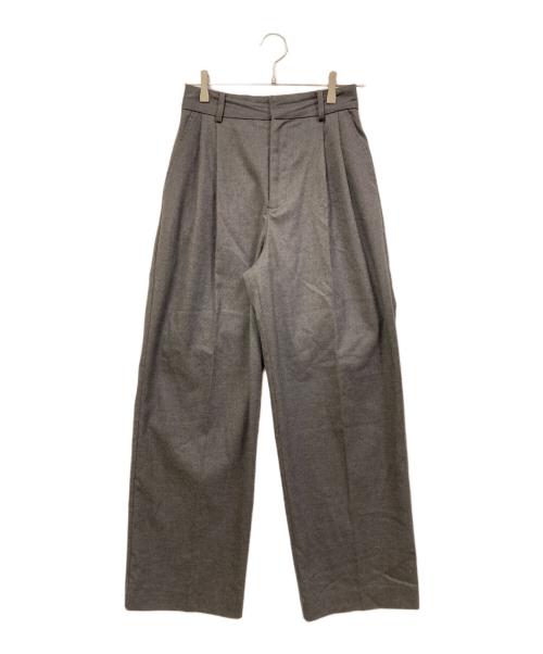 Sea Room lynn（シールームリン）Sea Room Lynn (シールームリン) soft fabric ストレートスラックス グレー サイズ:SIZE Mの古着・服飾アイテム