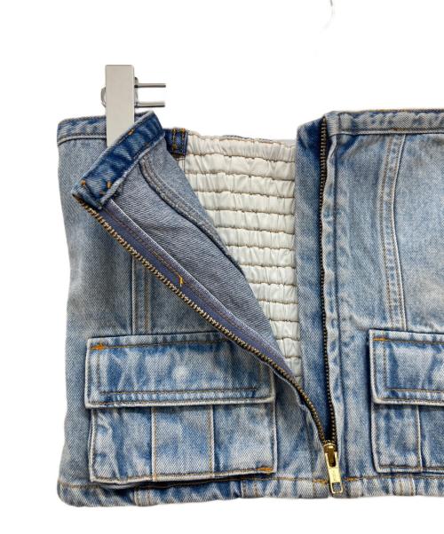 Sea Room lynn（シールームリン）Sea Room lynn (シールームリン) Denim miniビスチェ/デニムビスチェ/002011020 ブルー サイズ:FREEの古着・服飾アイテム