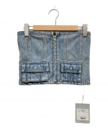Sea Room lynn（シールームリン）の古着「Denim miniビスチェ/デニムビスチェ/002011020」｜ブルー