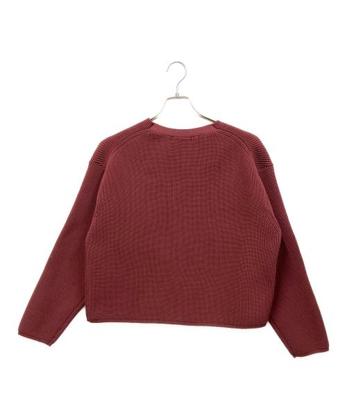 Sea Room lynn（シールームリン）Sea Room Lynn (シールームリン) ハイストレッチキーネックニット ボルドー サイズ:SIZE Freeの古着・服飾アイテム