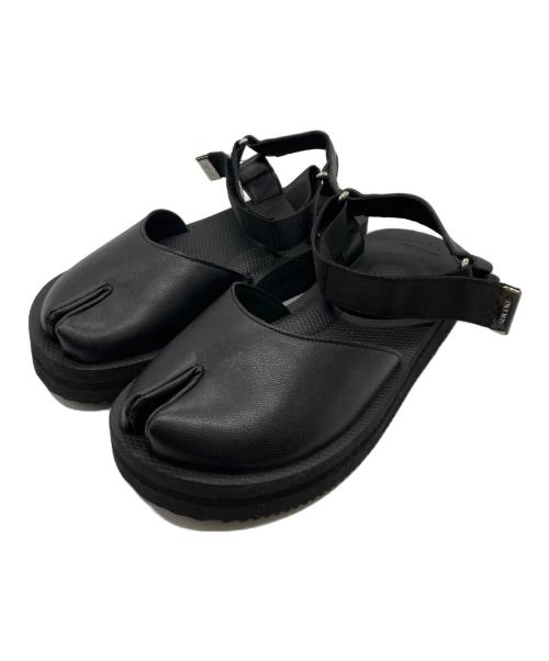suicoke（スイコック）suicoke (スイコック) BEAUTY&YOUTH別注 タビサンダル/足袋サンダル ブラック サイズ:23の古着・服飾アイテム
