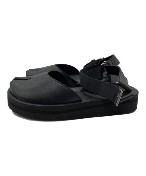 suicoke（スイコック）suicoke (スイコック) BEAUTY&YOUTH別注 タビサンダル/足袋サンダル ブラック サイズ:23の古着・服飾アイテム